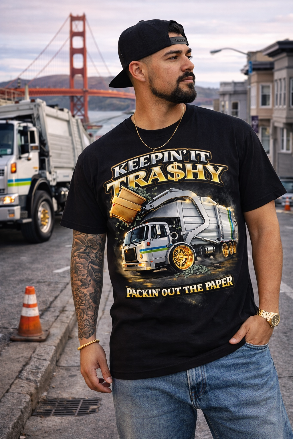 Packin’ Out The Paper Tee – Keepin’ It Tra$hy (Bay Area Edition)